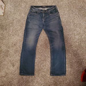 Mens Silver jeans, Grayson 30x30